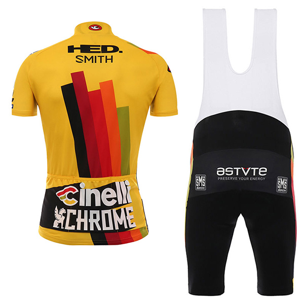 2017 Maglia Cinelli Chrome Training giallo - Clicca l'immagine per chiudere